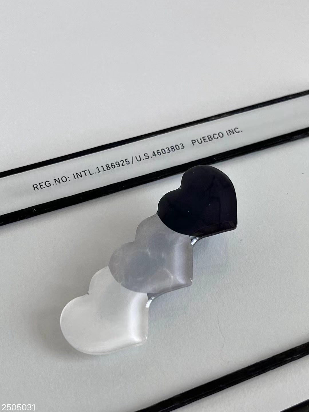 黑白風♡ 一字髮夾｜6色入