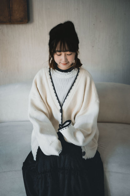 Double波浪暗紋top｜3色入