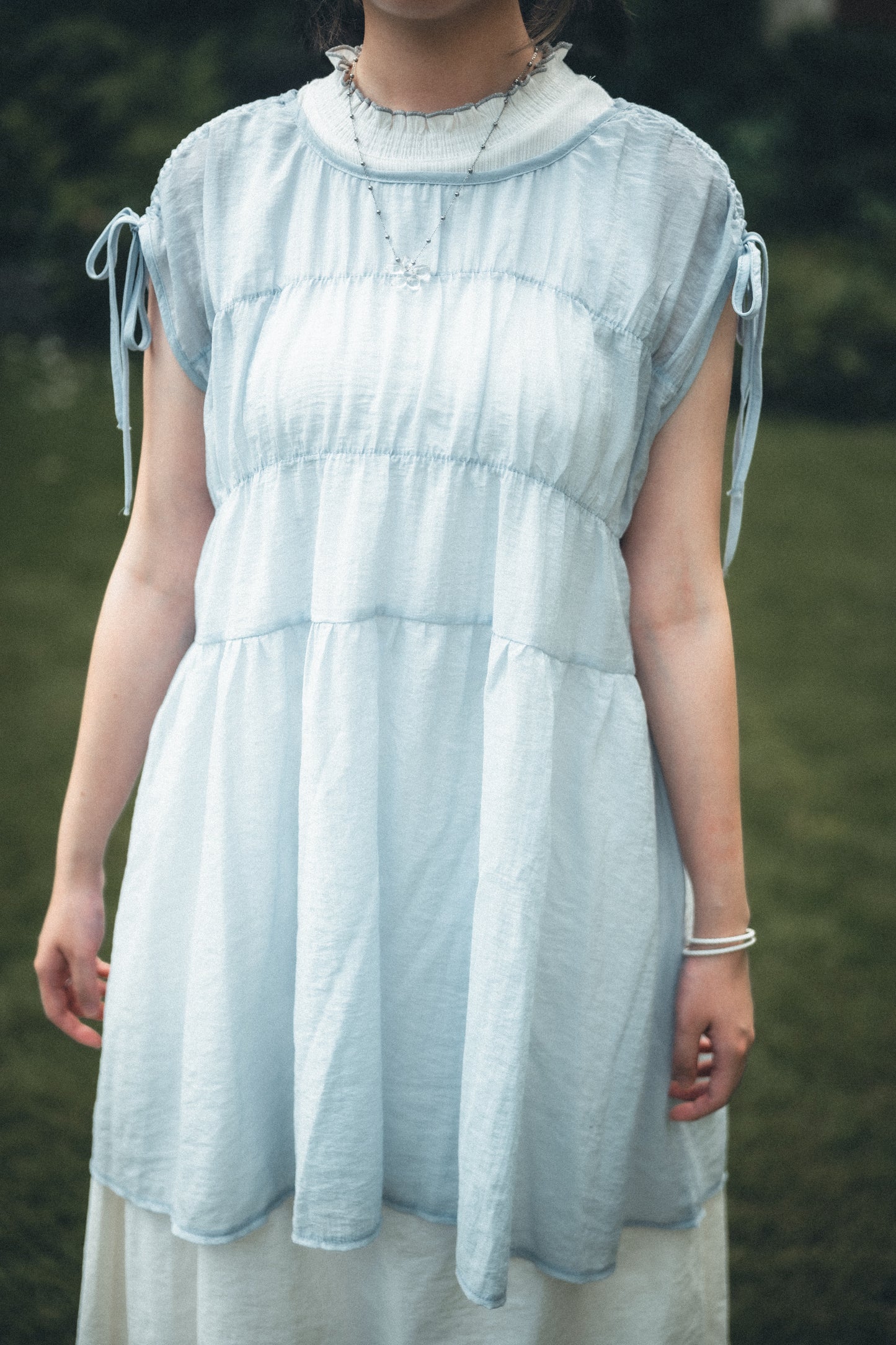 抽繩皺摺娃娃背心｜4色入