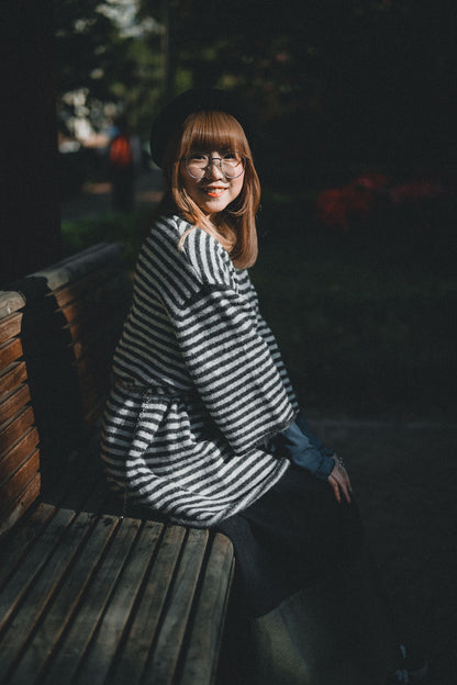 春季🍃 中袖捲捲邊毛衣｜6色入