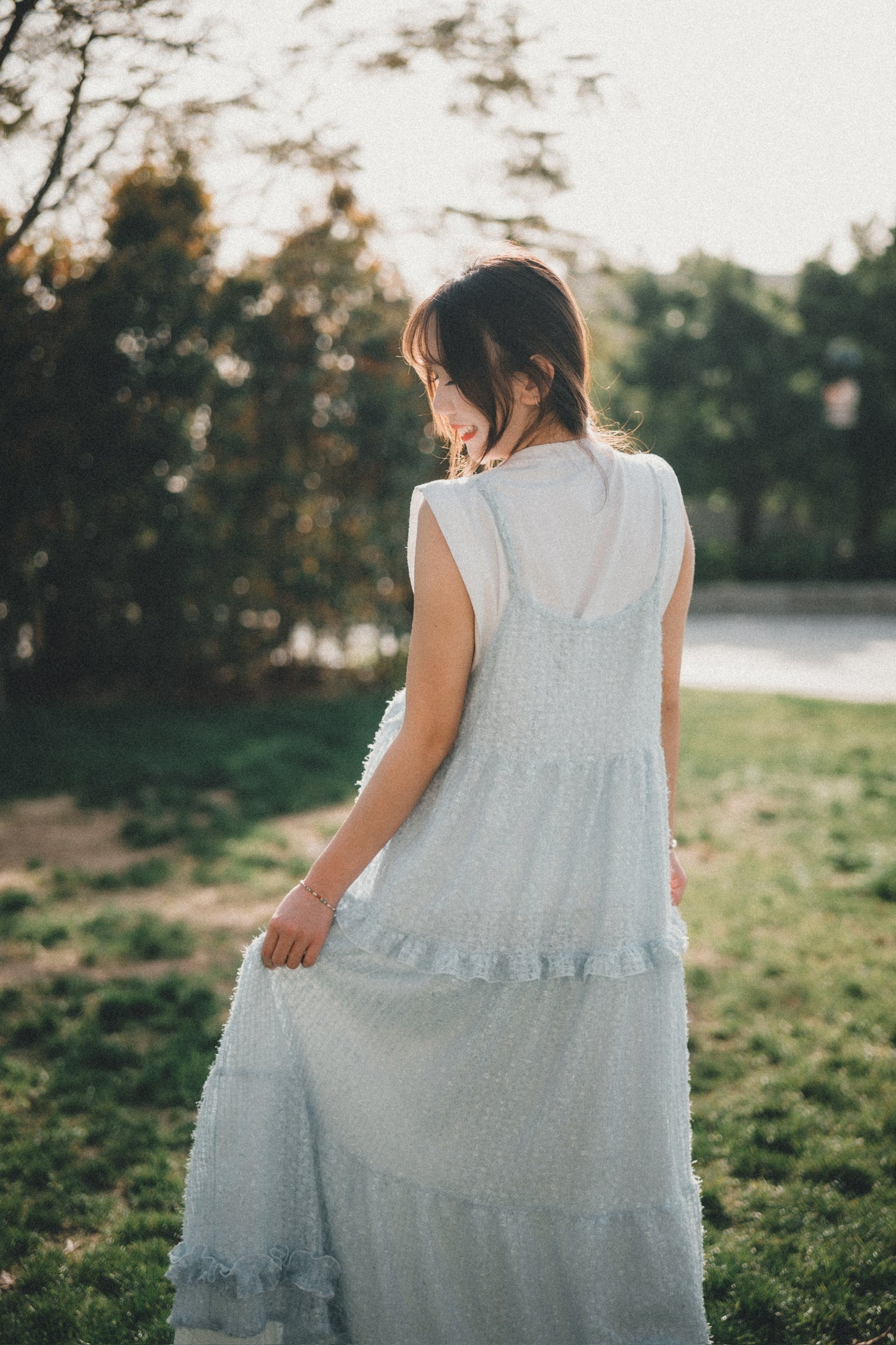 毛毛粒☁️ Ruffle Layer連身裙｜3色入