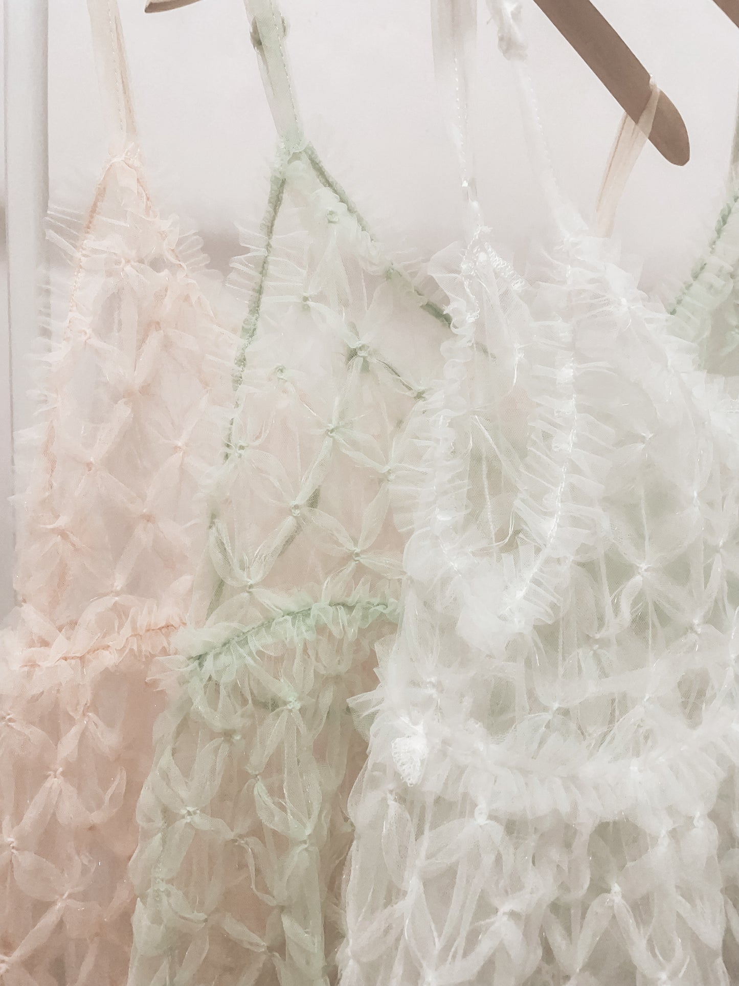 淡色系🌸花花紗紗外搭｜3色入