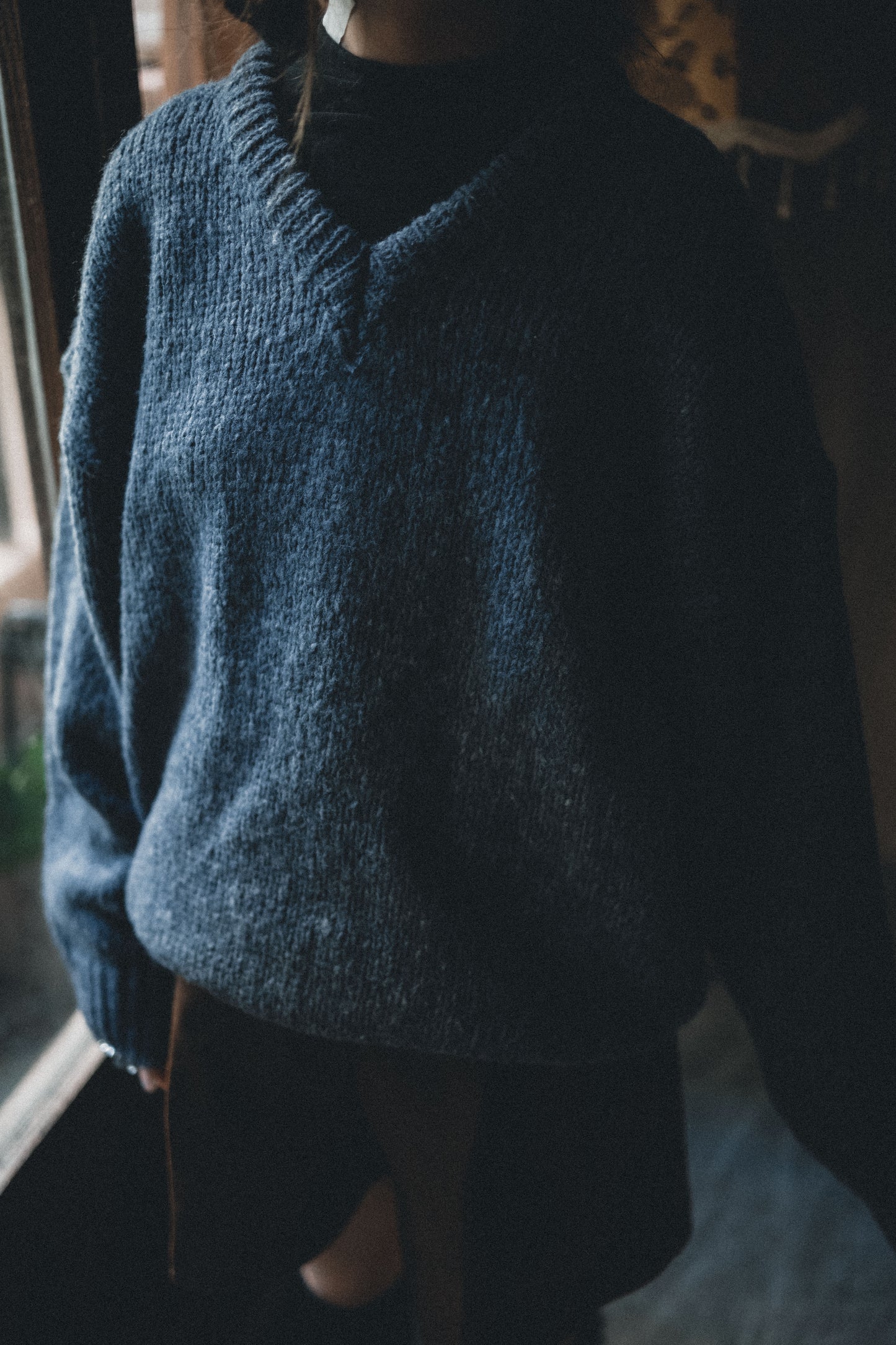 節日感！混色V領針織上衣｜7色入