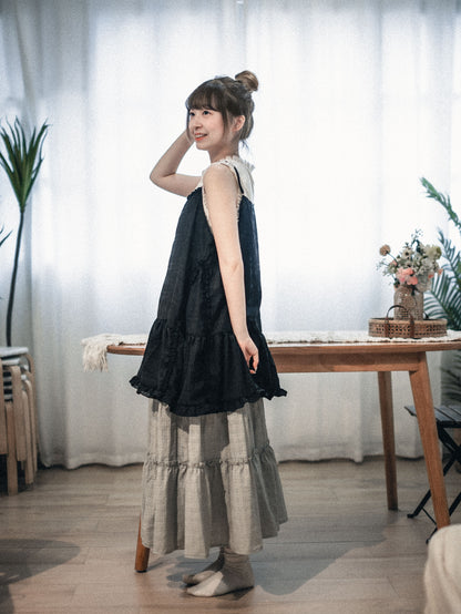 熱賣🔥 暗格Ruffle半身裙配幼腰帶｜3 color