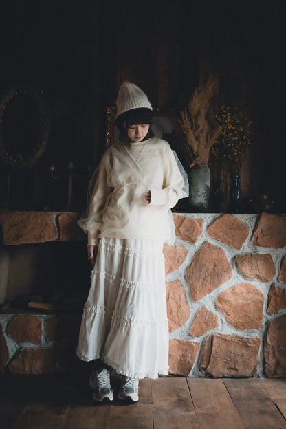 保暖毛底🧣 Ruffle花邊蛋糕裙｜2色入