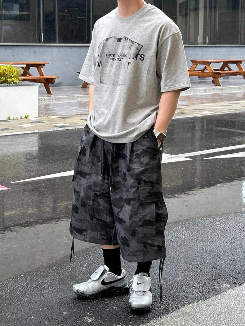 “I Hate T-shirts with Text” TEE｜3色入