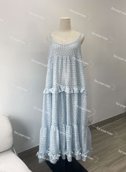 毛毛粒☁️ Ruffle Layer連身裙｜3色入