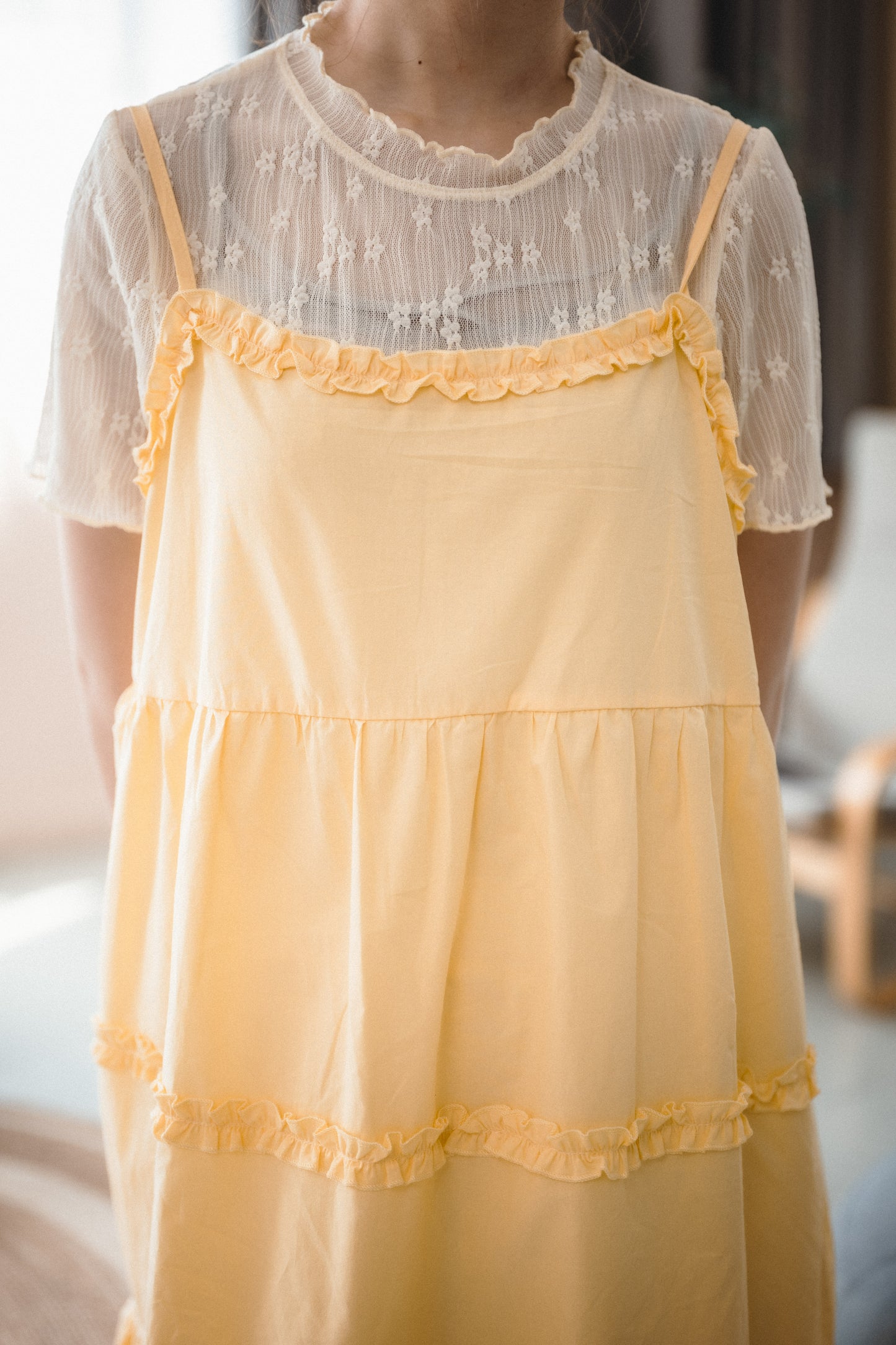 活力.ᐟ‪‪‬.ᐟ‪‪‬ Ruffle 蛋糕連身裙｜3色入