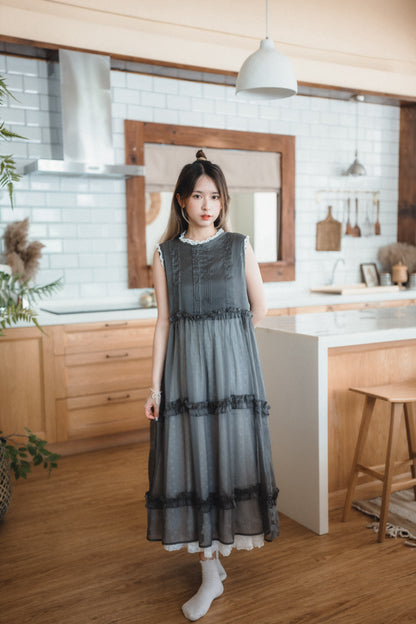 簡約Lace花邊背心｜3色入