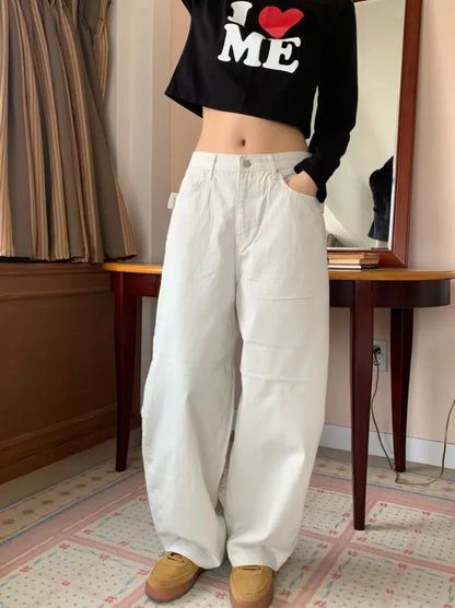 鉚釘半腰帶彎刀褲｜1色入