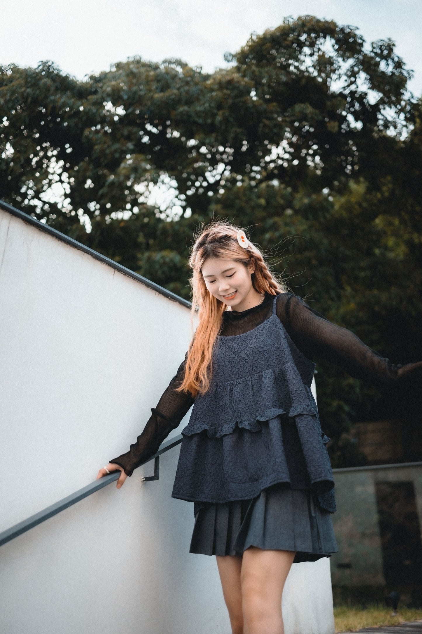 褶褶粒粒RUFFLE綁帶外搭｜4色入