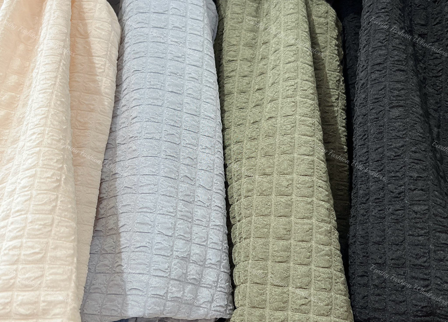 泡泡格綁帶背心外搭｜4色入