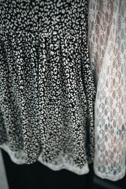 豹紋pattern吊帶layer｜3色入