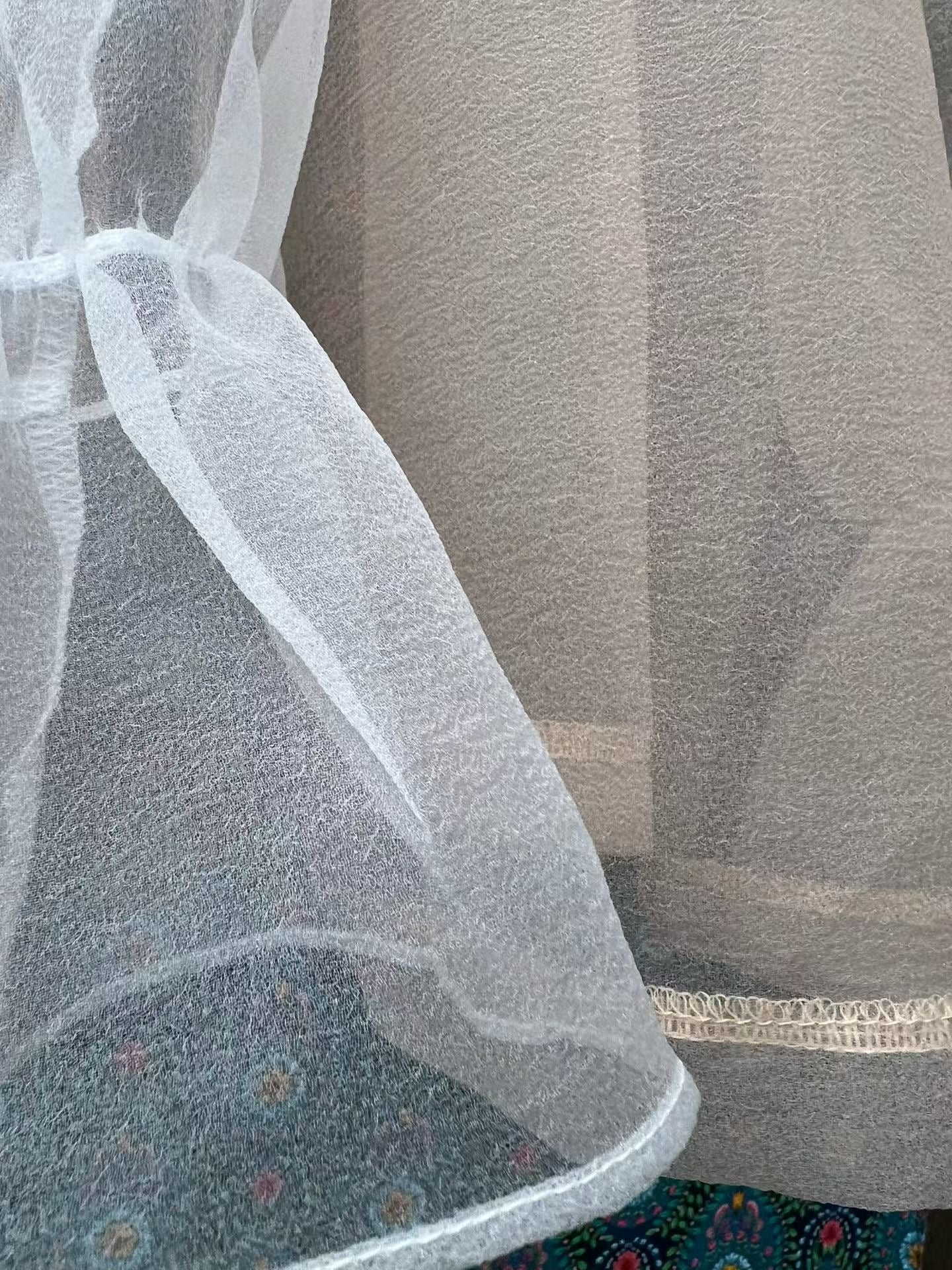 肌理感透膚紗質layer top｜3色入