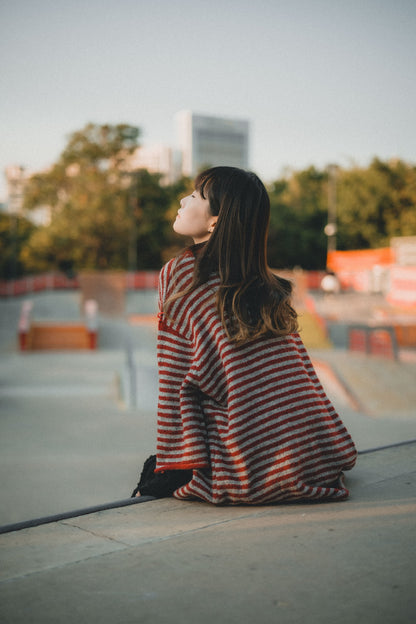 春季🍃 中袖捲捲邊毛衣｜6色入