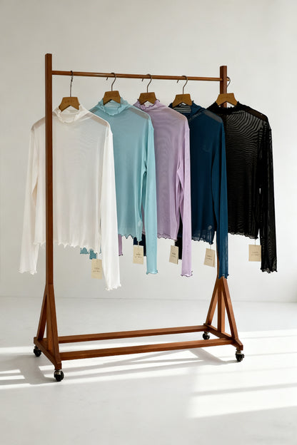 糖果tone🍬透膚捲邊內搭｜5色入