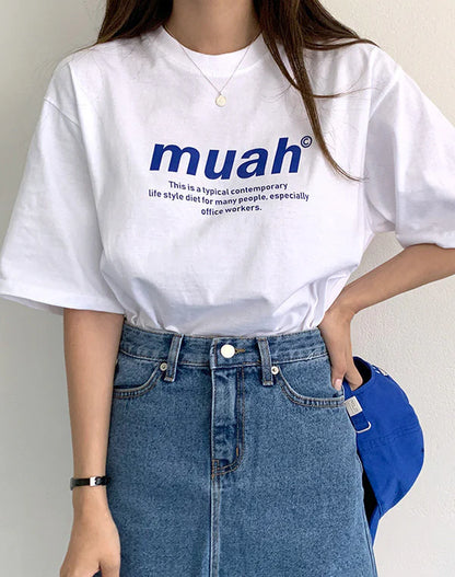 MUAHMUAH TEE - MUT20048 (White)