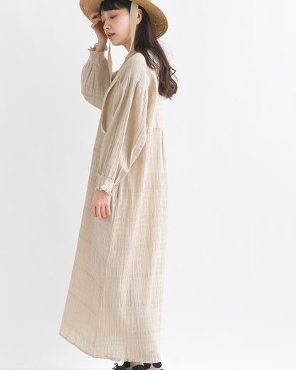 JP多穿法！暗格喇叭袖圓領OPS｜4色入