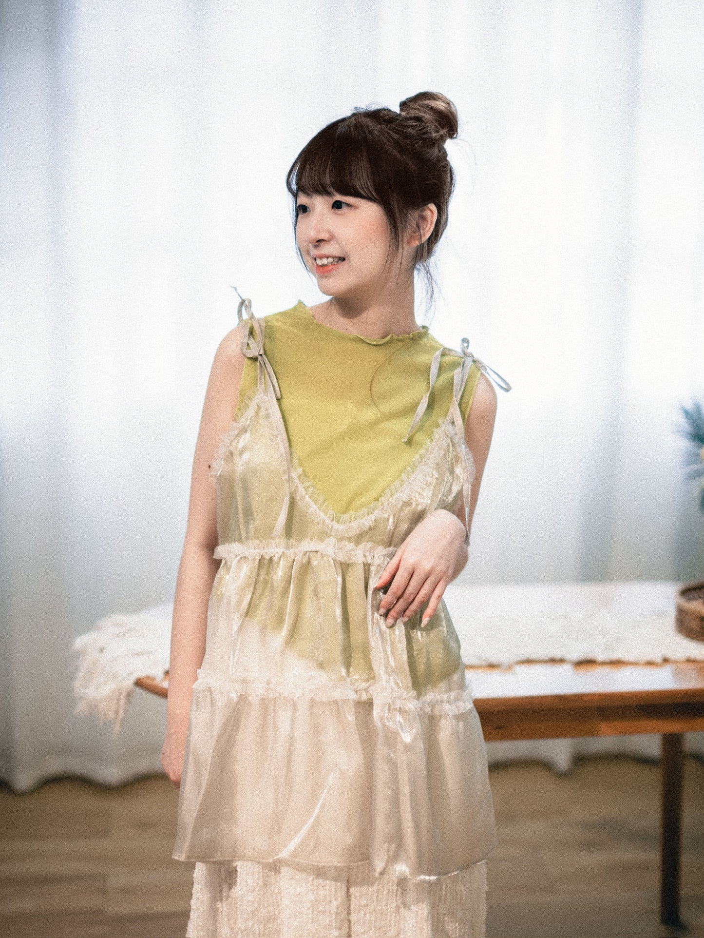 日系感🌈彩色透透背心｜5 colors