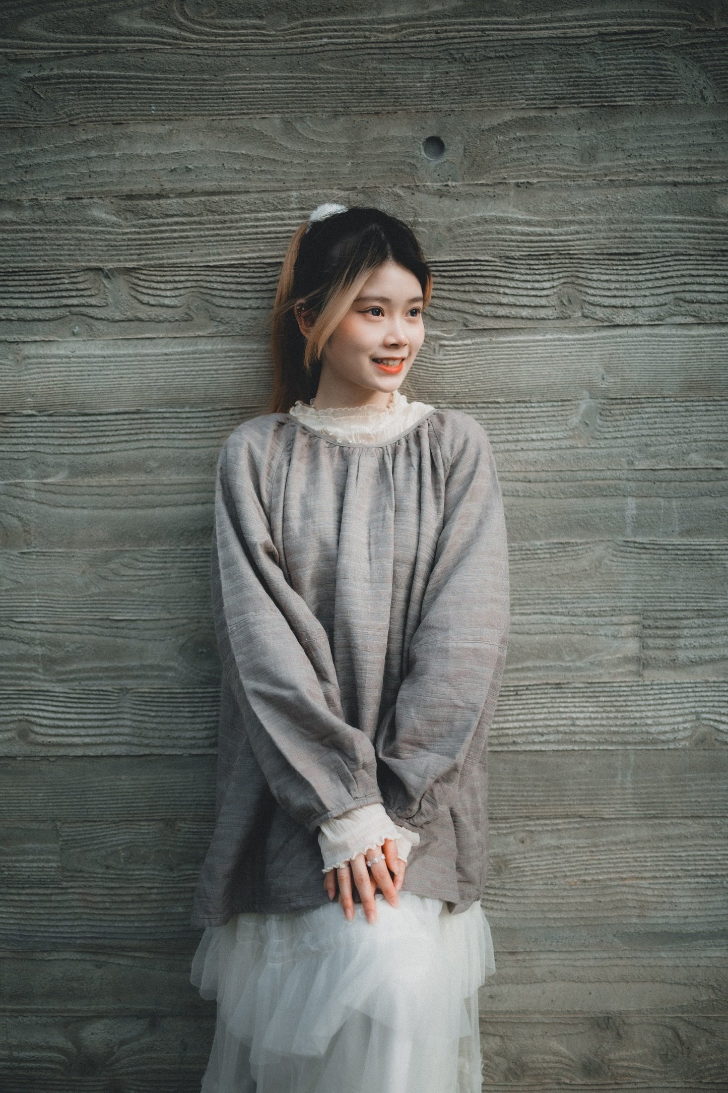 [最後一批 售完不補‼️] 抵着！Double領口輕透Ruffle TOP｜3色入