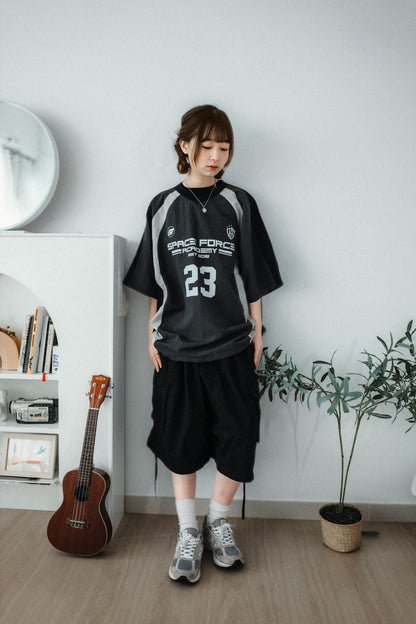 超靚褲形！霧灰洗水感五分工裝褲｜4色入