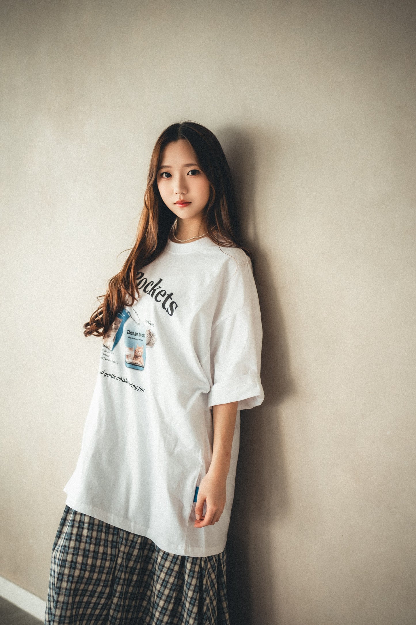 “My Pockets” Cat Tee｜3色入