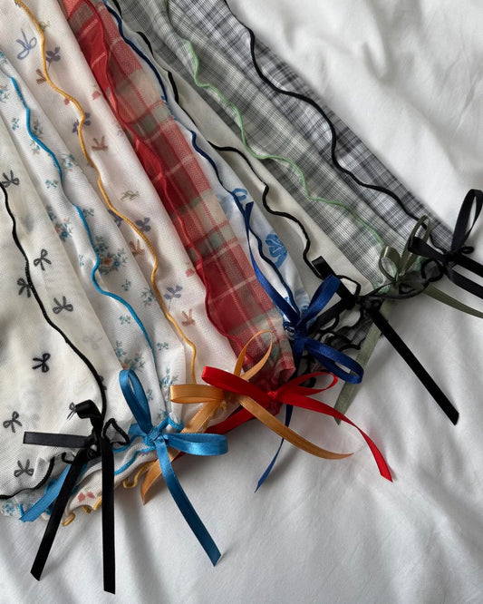 日本2月頭上架！🇯🇵 超日🤍𐙚 袖口ribbon薄紗荷葉邊內搭｜8種入