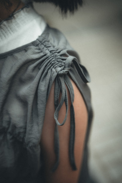 抽繩皺摺娃娃背心｜4色入