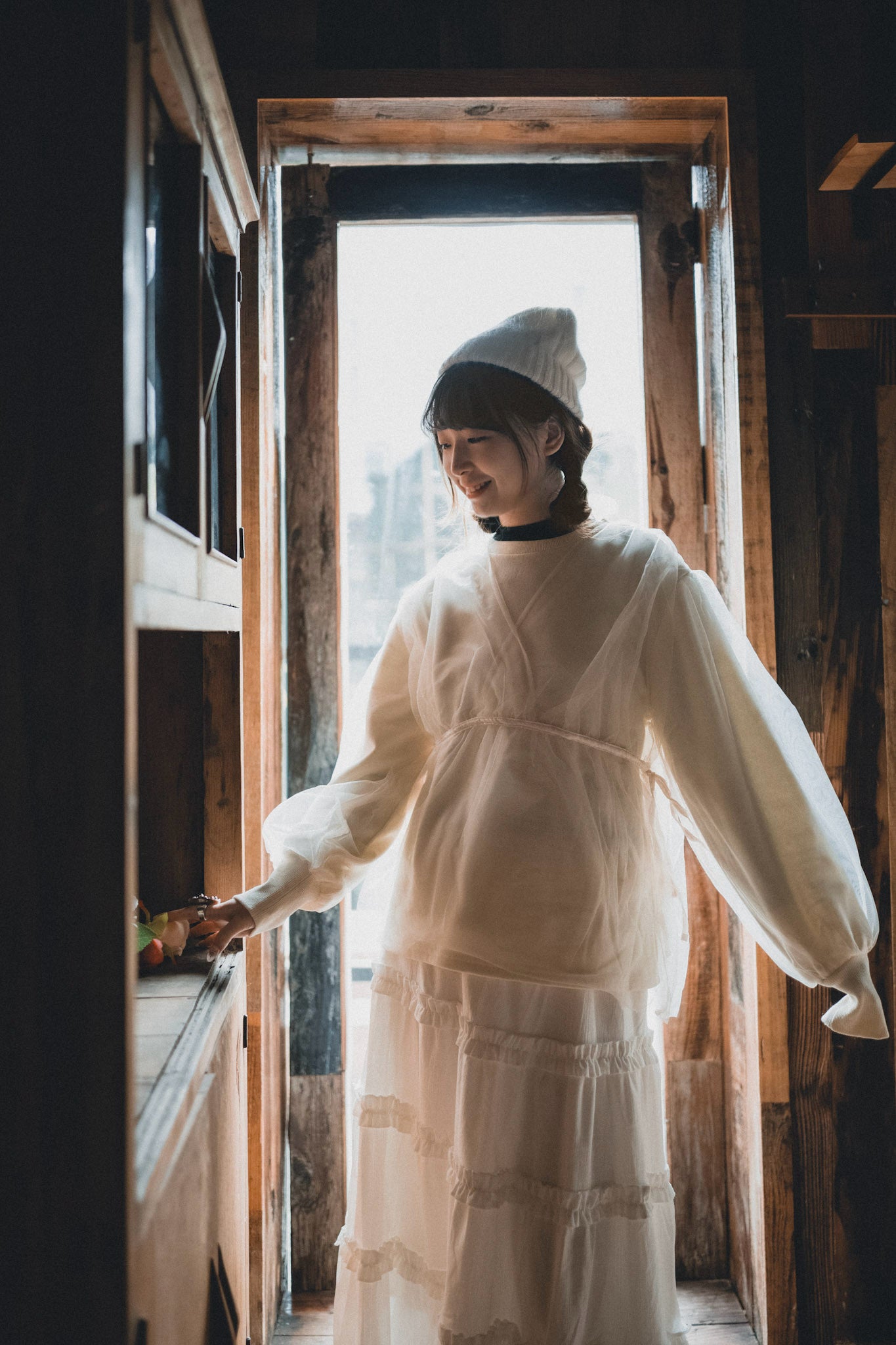 熱賣！疊層薄紗長袖TOP｜3色入