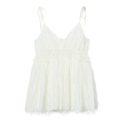 超日！鬆弛感鬚鬚綁帶背心Layer｜3色入