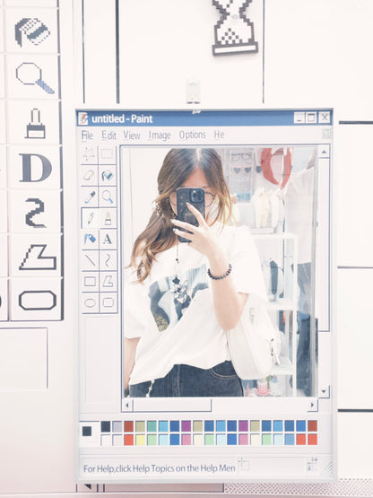 黑超貓貓🕶️ 露肩T-shirt｜2色入