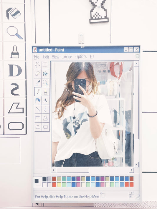 黑超貓貓🕶️ 露肩T-shirt｜2色入