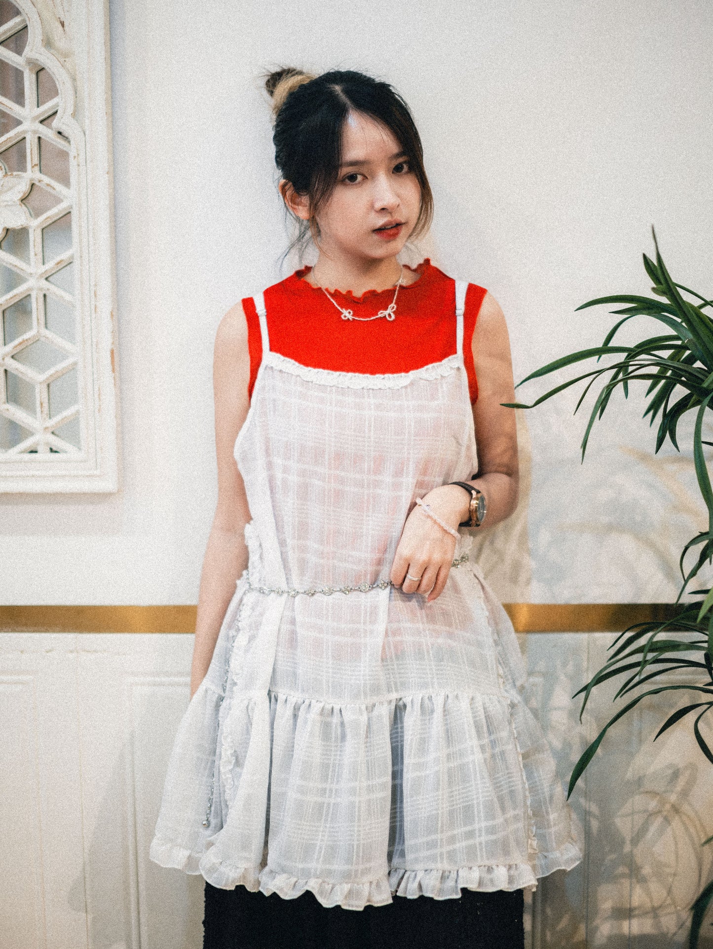 日系感🌈彩色透透背心｜5 colors