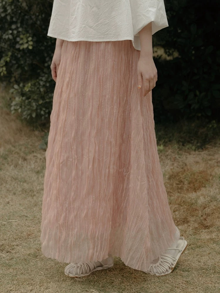 不規則皺皺紋理造型sk｜3色入