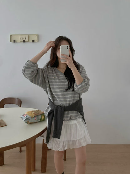 氣質紗紗蓬蓬裙｜2色入