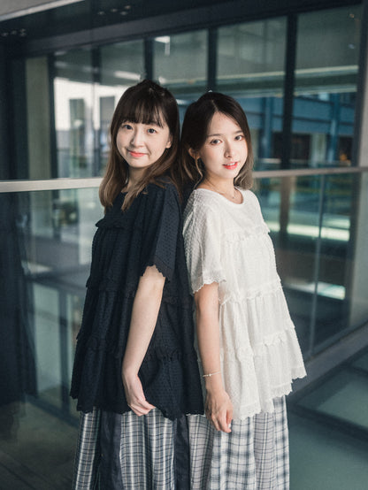 Ruffle層層點點蛋糕Top｜2 colors