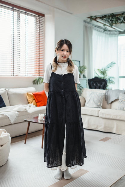 銀扣小通花開鈕OPS｜2色入