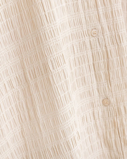 JP多穿法！暗格喇叭袖圓領OPS｜4色入