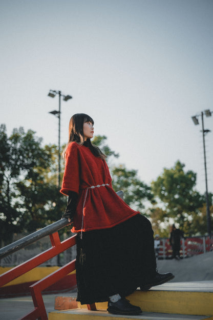 春季🍃 中袖捲捲邊毛衣｜6色入