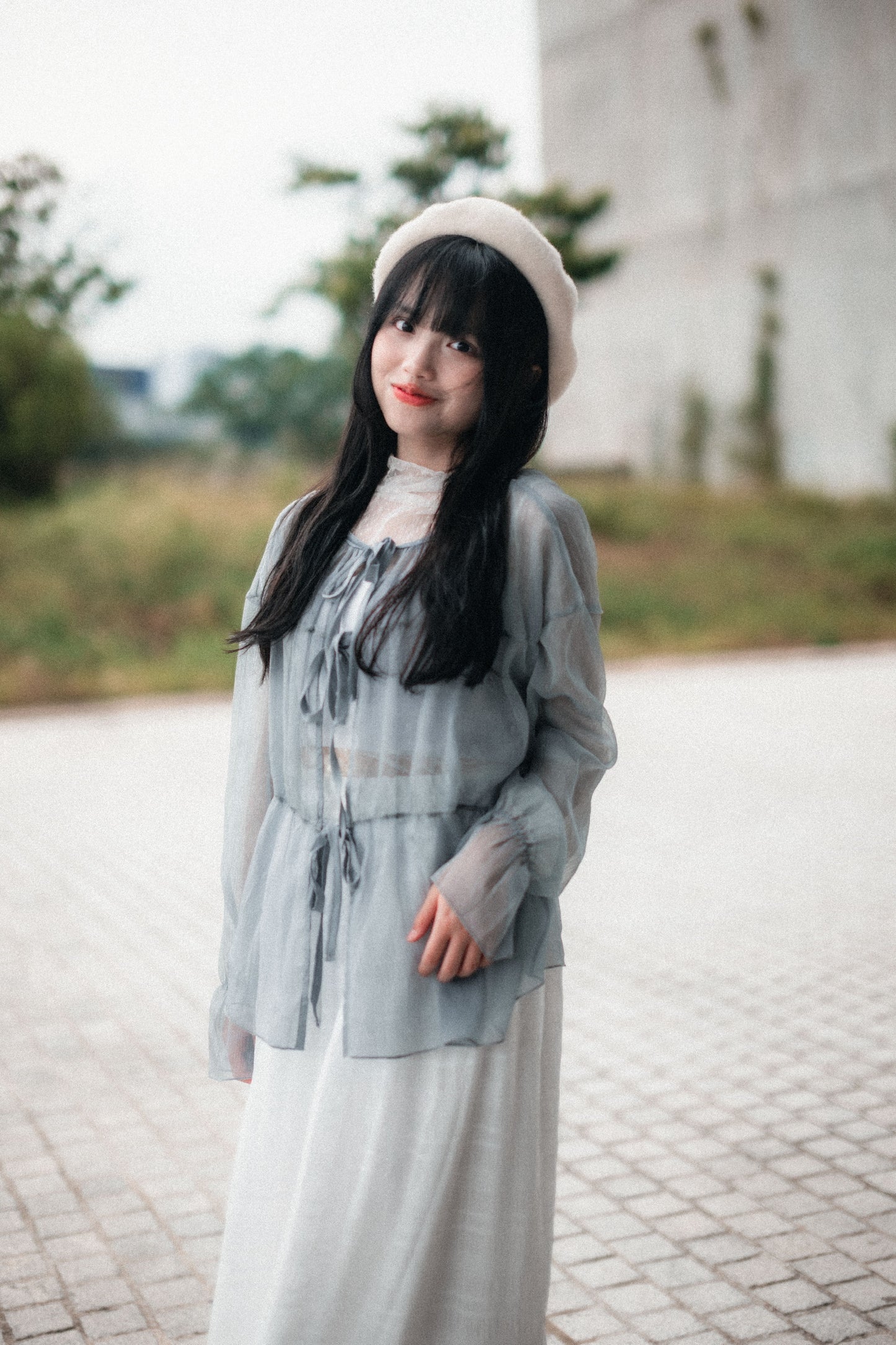 [新色加入🧊] 小雪花透膚捲邊內搭TOP｜3色入