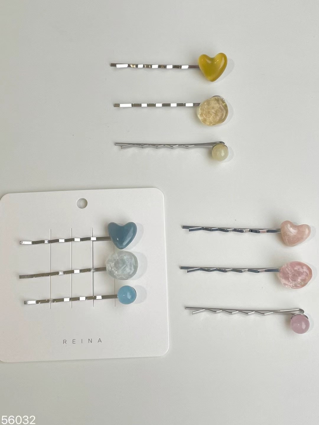 一字髮夾3件套｜3色入