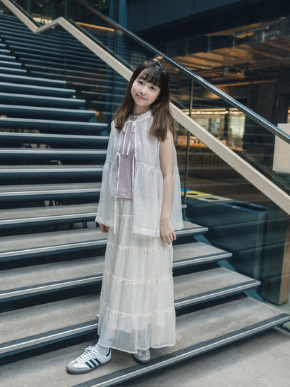 Ruffle領透透綁帶背心｜4 colors