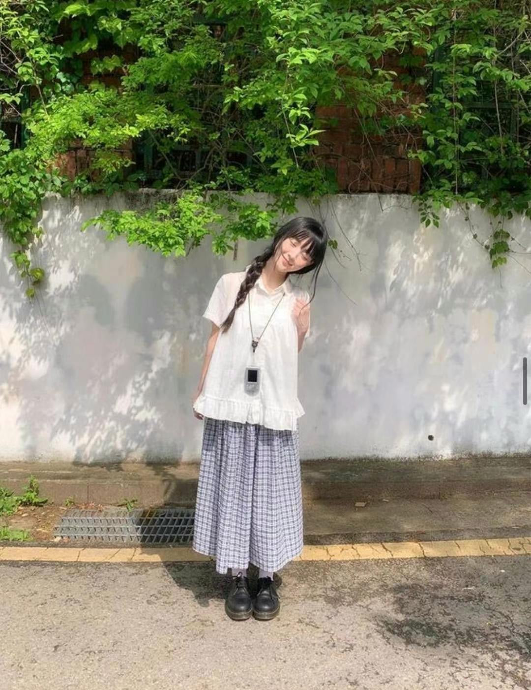 少女娃娃領荷葉邊襯衫｜2色入