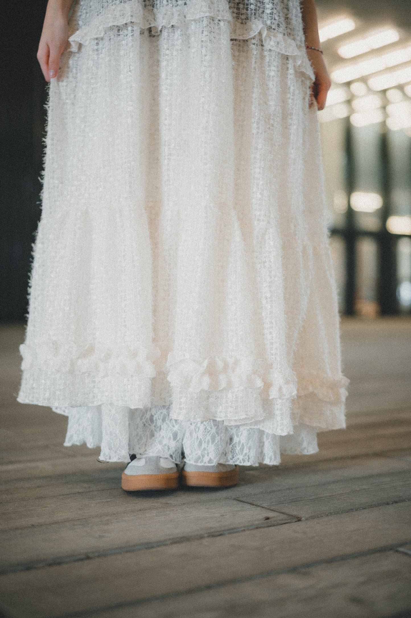 毛毛粒☁️ Ruffle Layer連身裙｜3色入