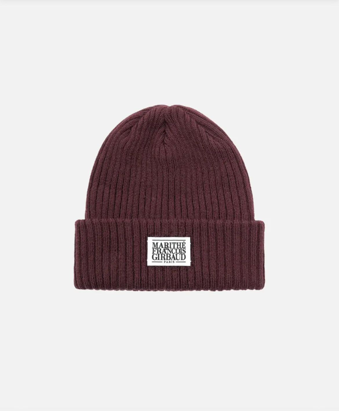 MARITHE FRANCOIS GIRBAUD CLASSIC LOGO BEANIE - Burgundy