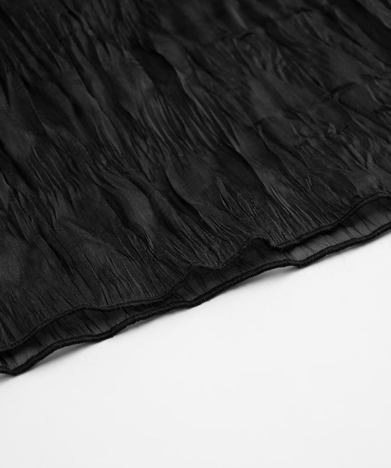 不規則皺皺紋理造型sk｜3色入