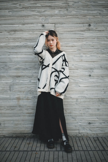 泡泡格格棉 • Waffle後開岔傘裙｜3色入