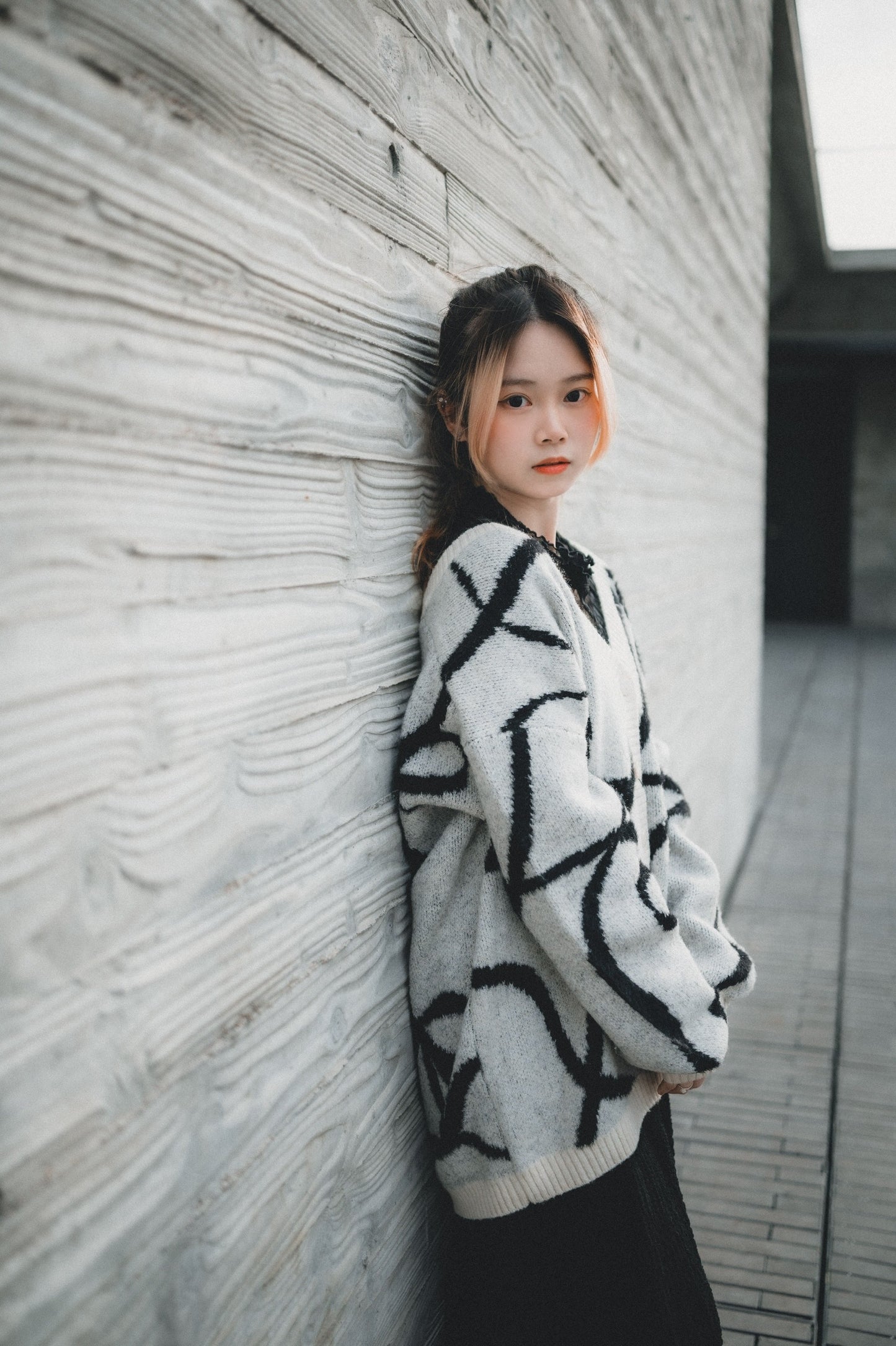 超靚必入😭❣️線描蝴蝶結針織外套｜3色入