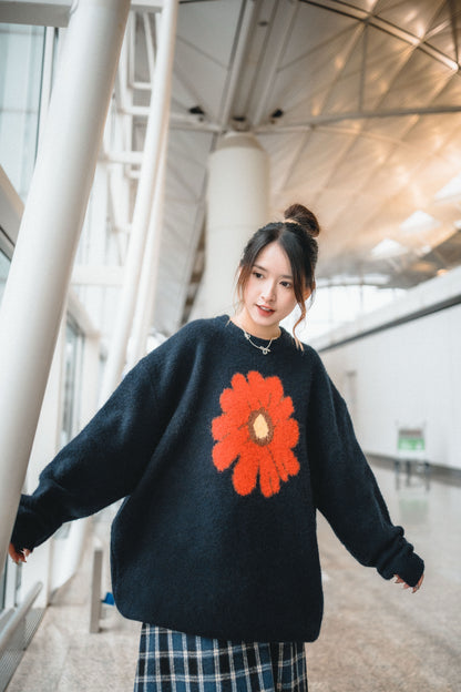 人氣款式🌼 日系花花針織上衣 | 3色入