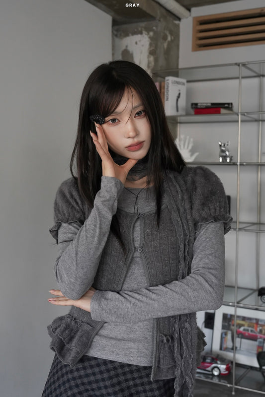 Ballet Lace Scarf 3-item set｜3色入